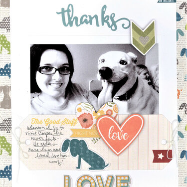 Thanks Layout by Nicole Martel