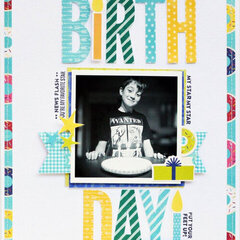 Birthday! Layout by Leanne Allinson for Jillibean Soup