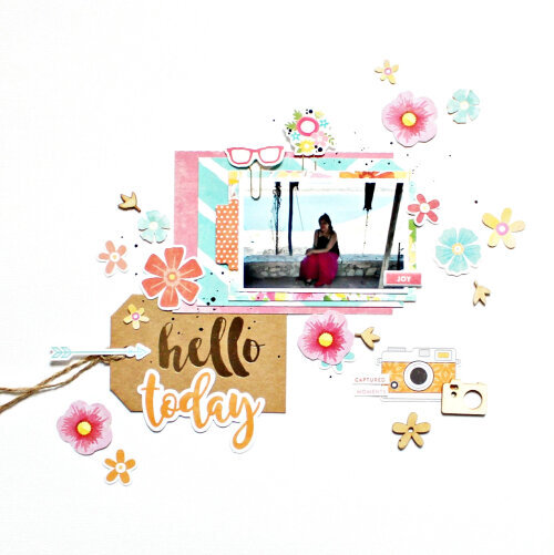 Hello Today Layout by Marie Friant for Jillibean Soup