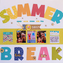 Summer Break Layout by Rebecca Keppel for Jillibean Soup