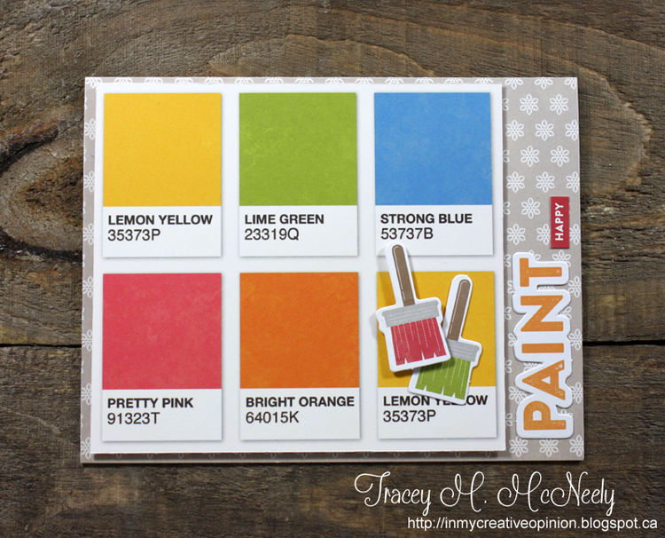 Paint Happy Card by Tracey McNeely