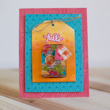 Hello Card by Rebecca Keppel