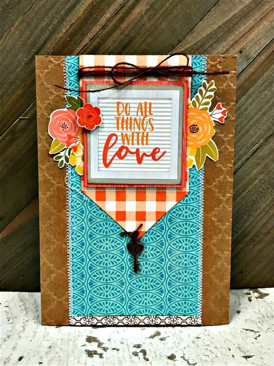 Do All Things With Love Card by Patty Folchert