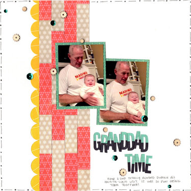 Granddad Time Layout by Kat Benjamin