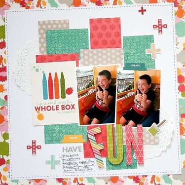 Have Fun Layout by Wendy Antenucci