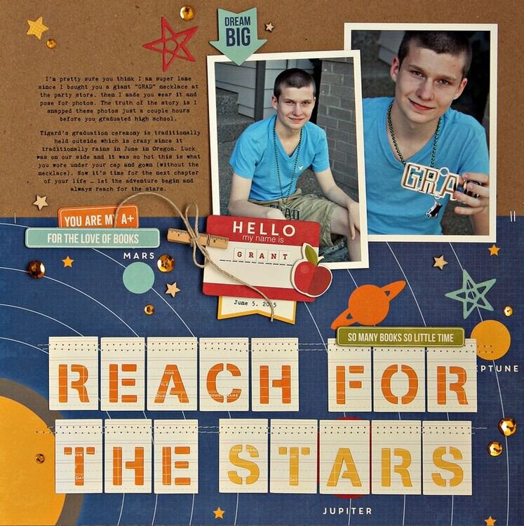 Reach For The Stars Layout by Summer Fullerton