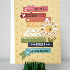 Hello Sunshine Card by Jaclyn Rench for Jillibean Soup