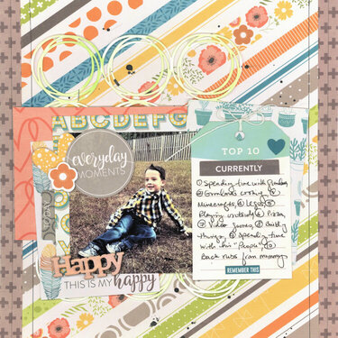 Everyday Moments Layout by Nicole Martel