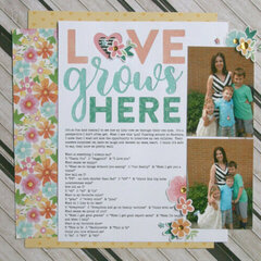 Love Grows Here Layout by Jaclyn Rench for Jillibean Soup