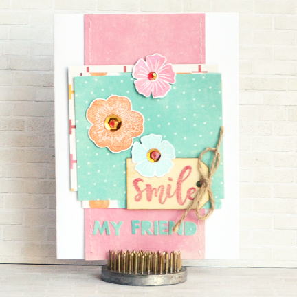 Smile My Friend Card by Amy Coose for Jillibean Soup
