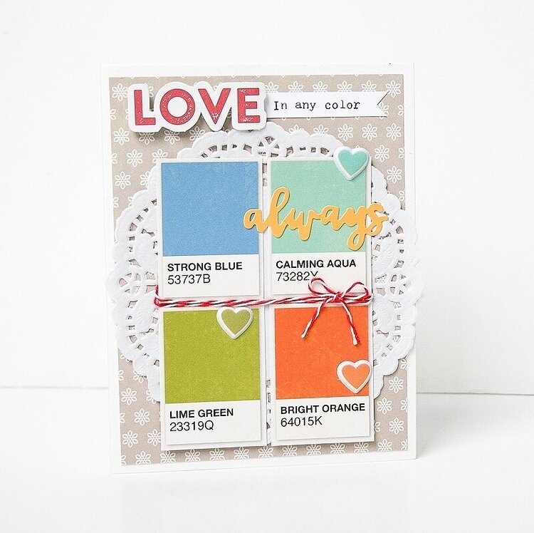 Love In Color card by Wendy Antenucci