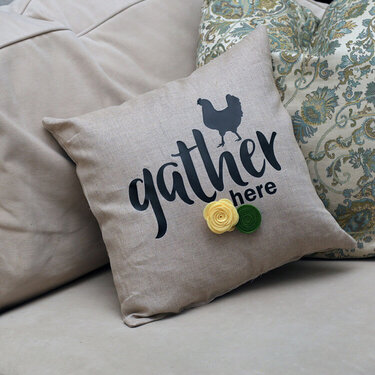 Gather Here Pillow by Summer Fullerton
