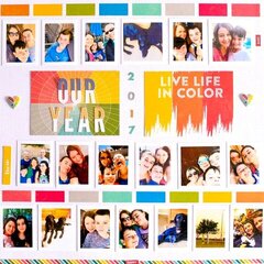 Our Year 2017 Layout by Rebecca Keppel