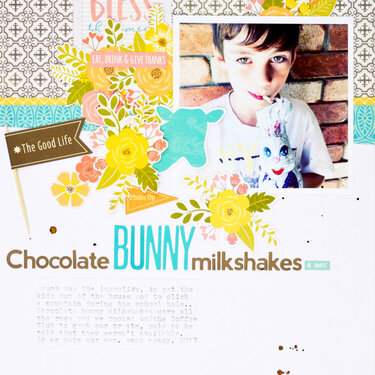 Chocolate Bunny Milkshakes