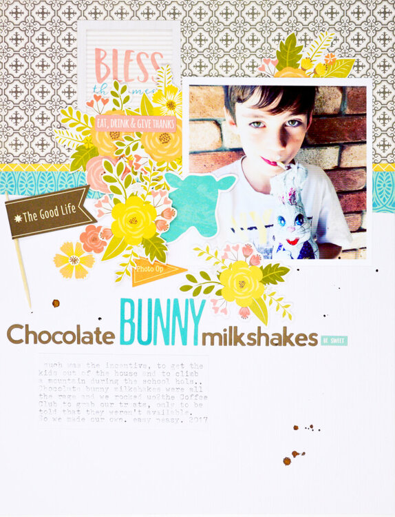 Chocolate Bunny Milkshakes