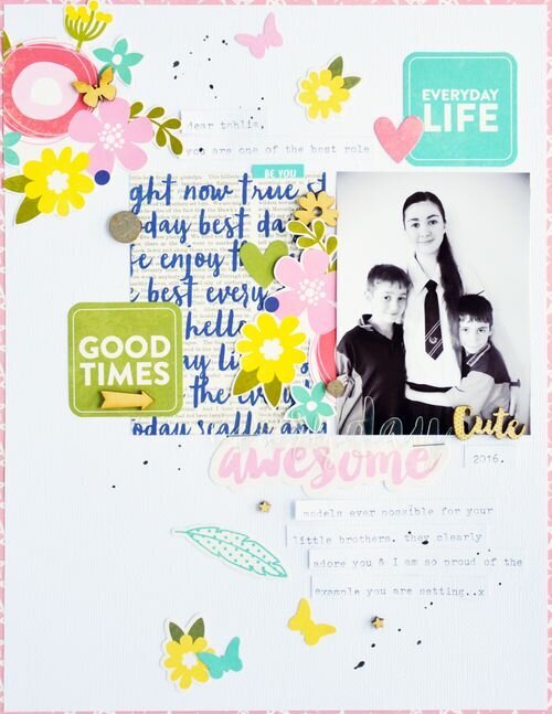 Everyday Awesome Layout by Leanne Allinson for Jillibean Soup