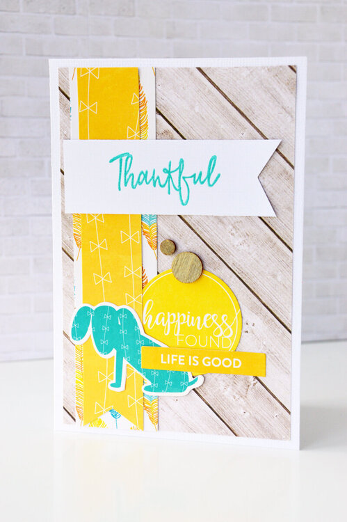 Thankful Card by Leanne Allinson