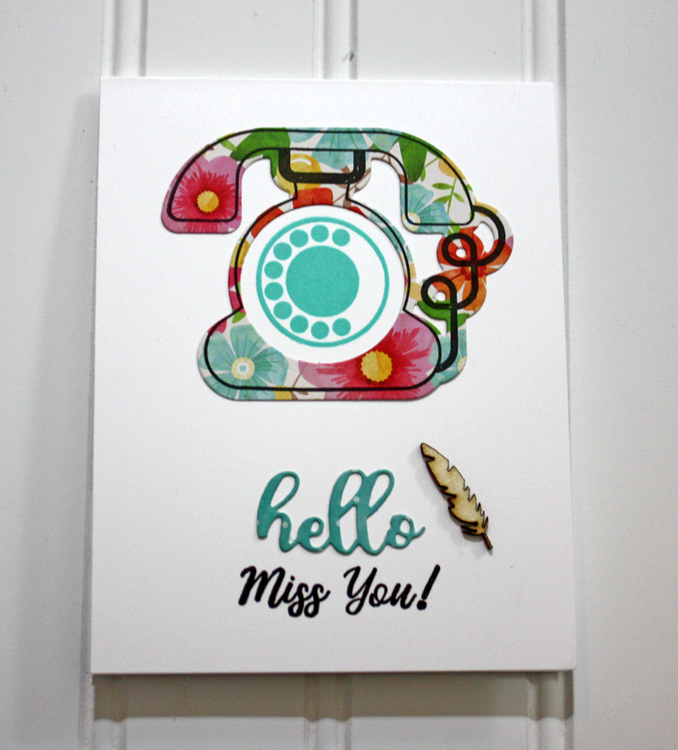 Hello Miss You! Card by Tracey McNeely