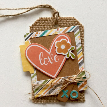 Love XO Tag by Kristine Davidson