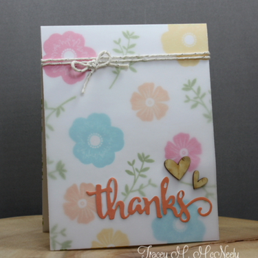Thanks Card by Tracey McNeely for Jillibean Soup