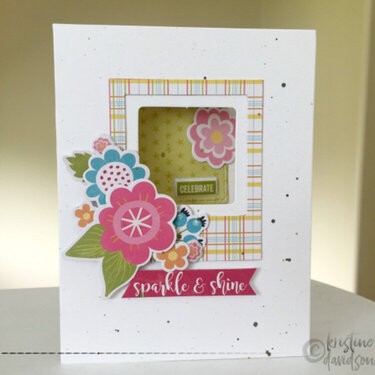 Celebrate Card by Kristine Davidson for Jillibean Soup