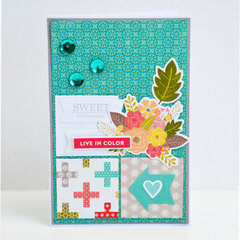Live In Color card by Leanne Allinson
