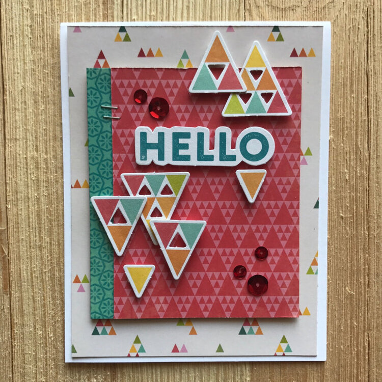 Hello card by Kimber McGray