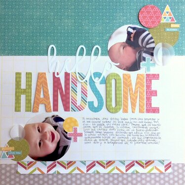 Hello Handsome Layout by Caroli Schulz