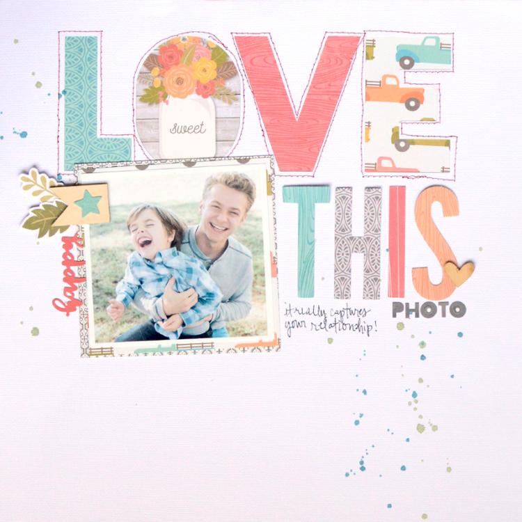 Love This Photo Layout by Amy Coose