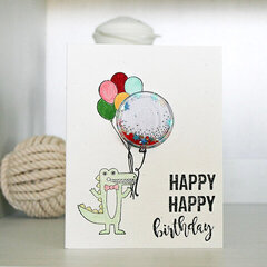 Happy Happy Birthday Card by Wendy Antenucci