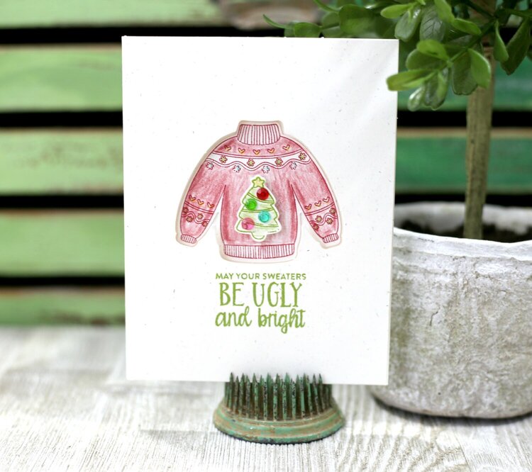 Ugly Sweater Christmas Card *Jillibean Soup*