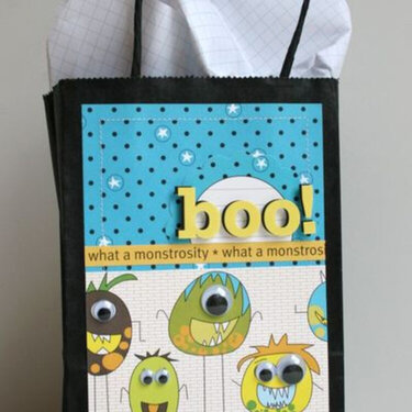 Boo! bag by Sarah Hodgkinson