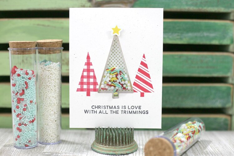 Holiday Tree Shaker Card *Jillibean Soup*