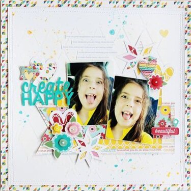 Create Happy Layout by Gail Lindner
