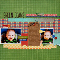 Green Beans Layout by Pam Brown