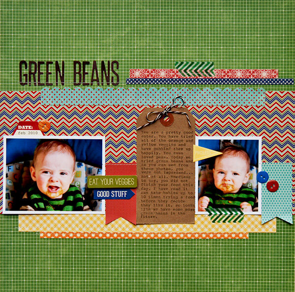 Green Beans Layout by Pam Brown