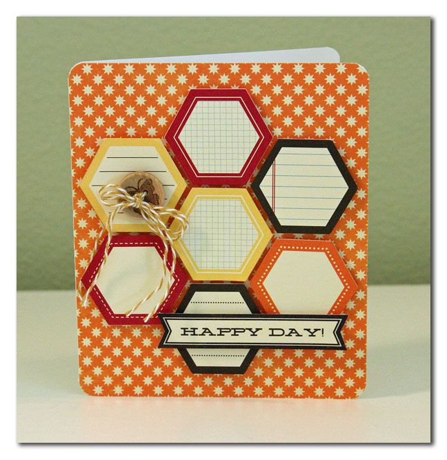 Happy Day by Summer Fullerton featuring the Hexagon Stickers from Jillibean Soup