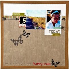 Happy Trails Layout by Valerie Mangan