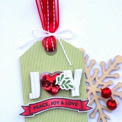 JOY Shaker Tag by Jaclyn Rench