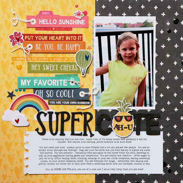 &quot;Super Cute&quot; Layout *Jillibean Soup*