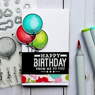 Stamped &quot;Happy Birthday Card *Jillibean Soup*