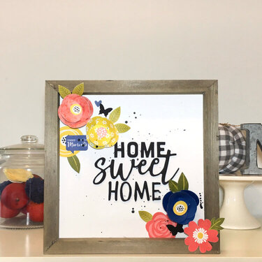 Home Sweet Home Rustic Frame *Jillibean Soup*