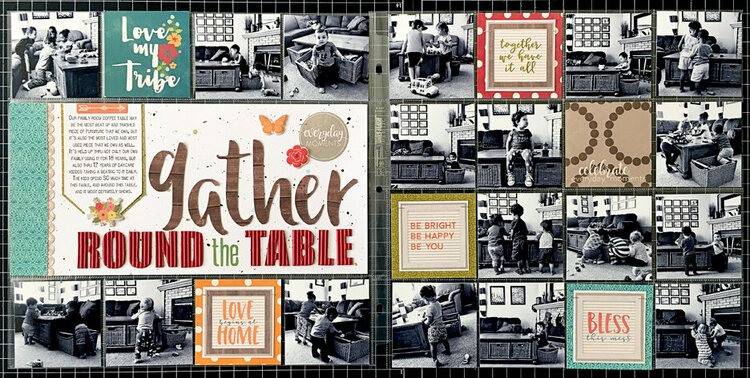 &quot;Gather Round the Table&quot; Layout *Jillibean Soup*