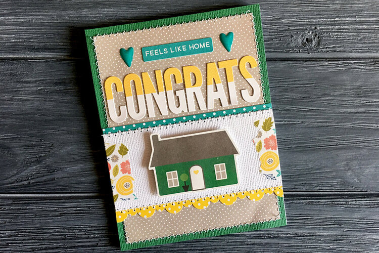 &quot;Congrats&quot; House Card *Jillibean Soup*