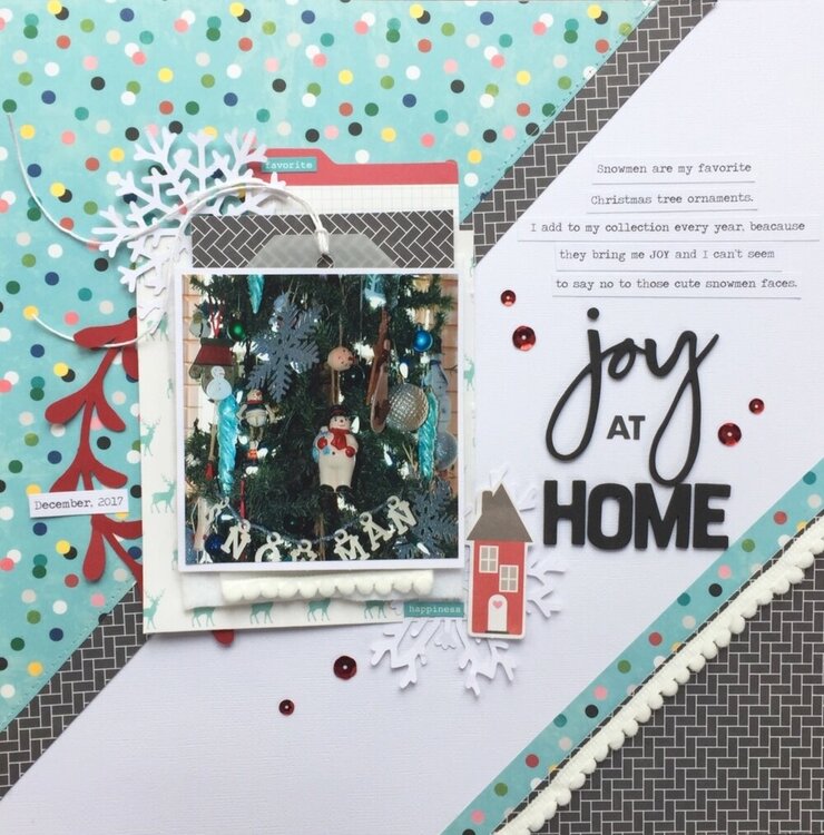 &quot;Joy at Home&quot; Layout *Jilibean Soup*