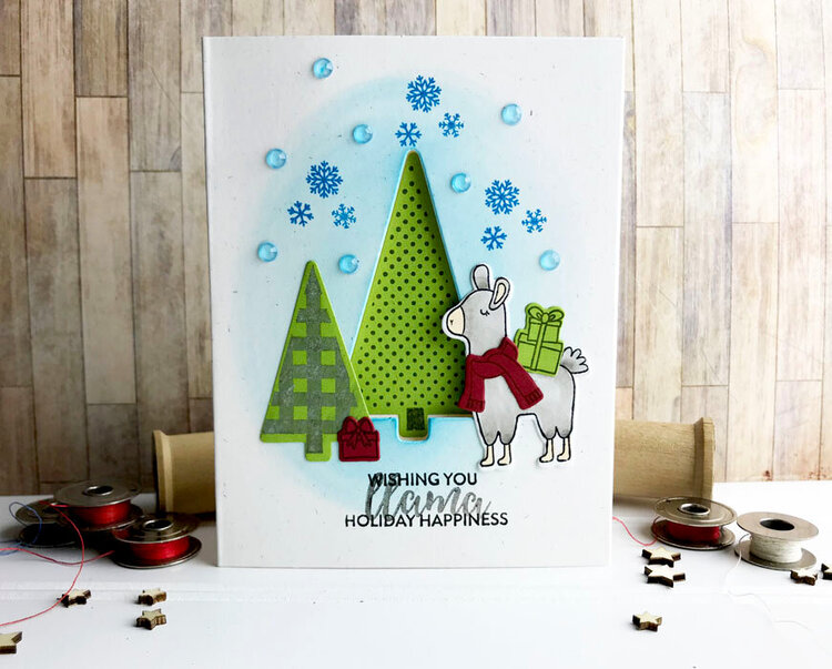 Llama Christmas Card *Jillibean Soup*