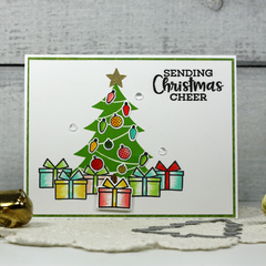 "Sending Christmas Cheer" Tree Card *Jillibean Soup*