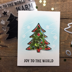 "Joy to the World" Christmas Shaker Card *Jillibean Soup*