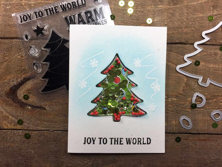 &quot;Joy to the World&quot; Christmas Shaker Card *Jillibean Soup*