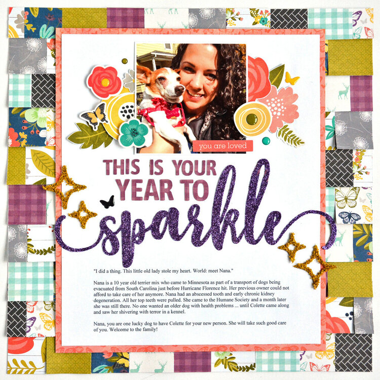&quot;Your Year to Sparkle&quot; Layout *Jillibean Soup*